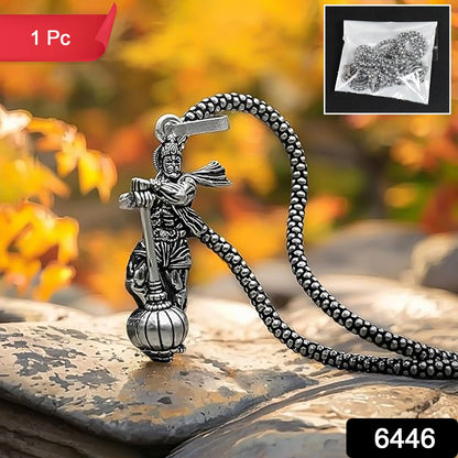 Hanuman Ji Pendant With Gada Religious Jewellery