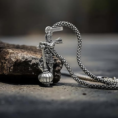 Hanuman Ji Pendant With Gada Religious Jewellery