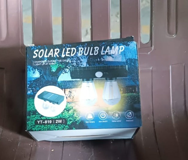 Solar Double Led Bulb Lamp