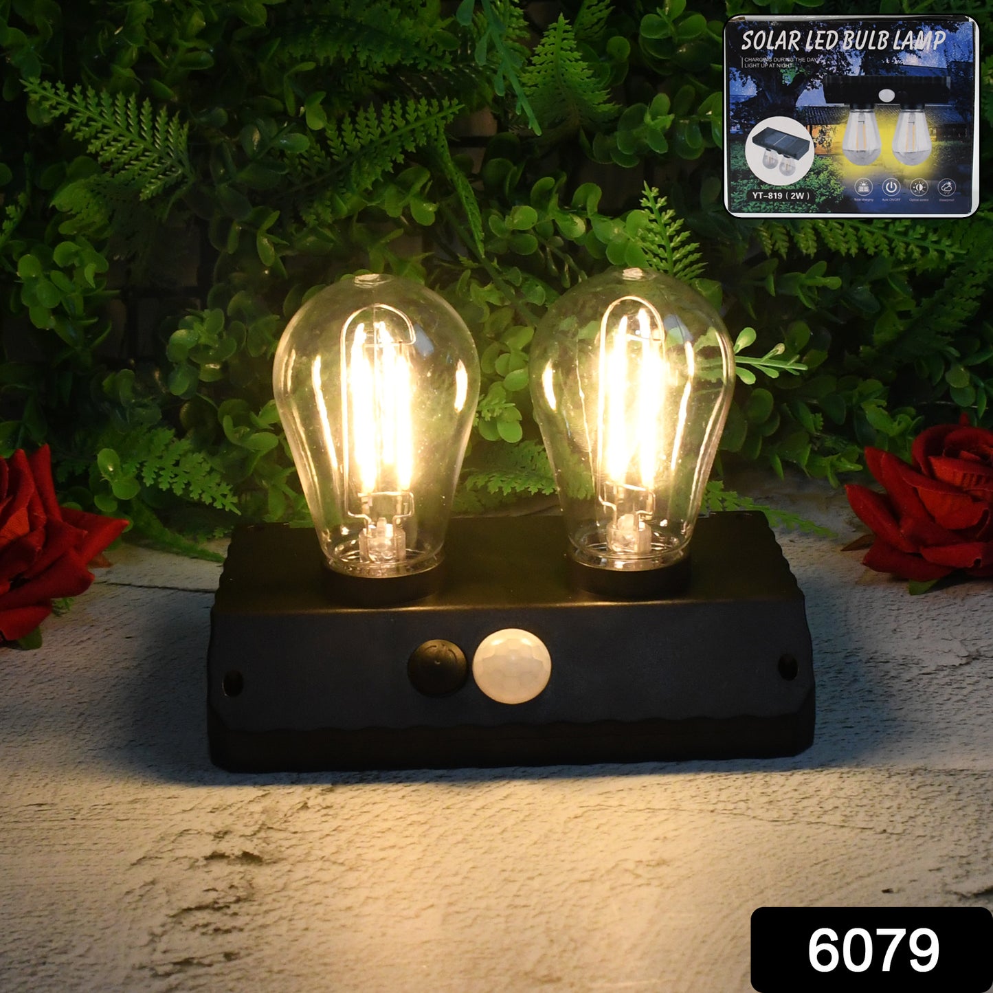 Solar Double Led Bulb Lamp