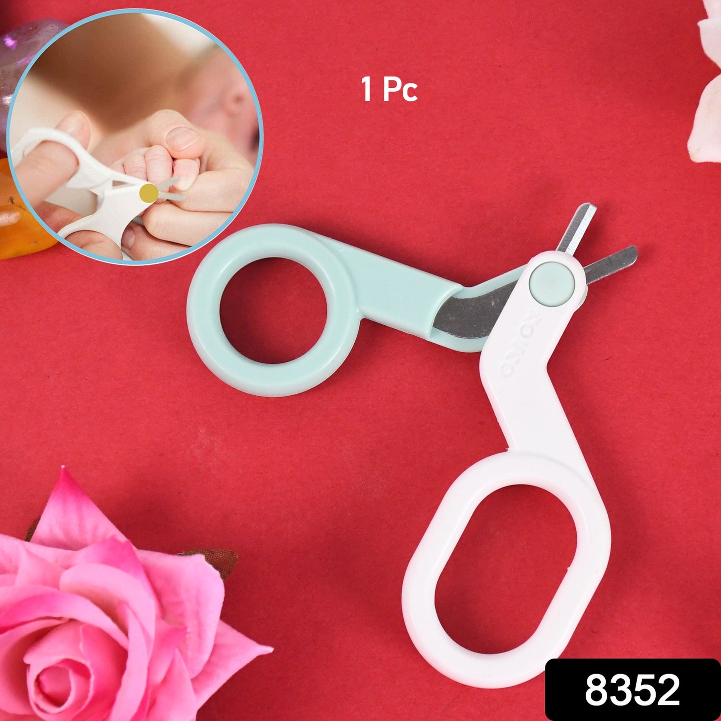 Baby Safety Nail Cutter Scissors For Safe Nail Clipping